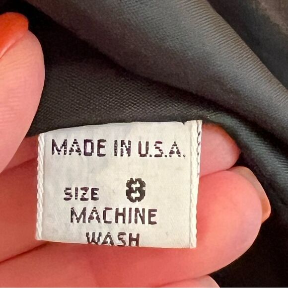 Vintage faux suede fully lined blazer EXCELLENT condition size 8 - Picture 5 of 6